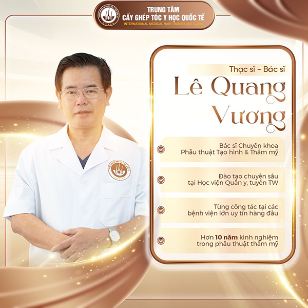 [Tìm hiểu]: ThS BS Lê Quang Vương có cấy tóc không?