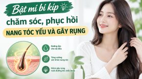 Bật mí bí kíp chăm sóc, phục hồi nang tóc yếu và gãy rụng
