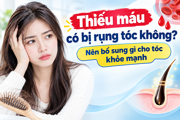 Thiếu máu có bị rụng tóc không? Nên bổ sung gì cho tóc khỏe mạnh