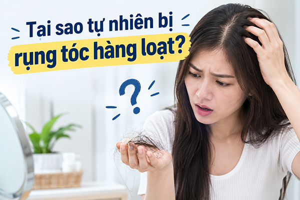 [Tìm Hiểu] : Tại sao tự nhiên bị rụng tóc hàng loạt?