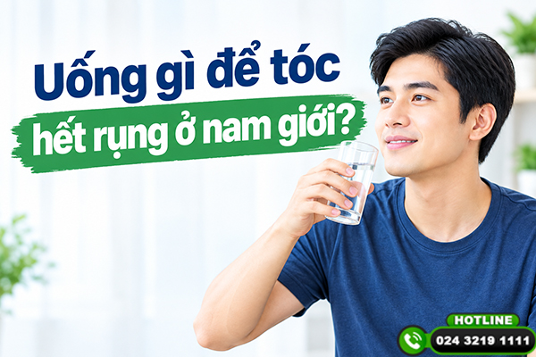 Uống gì để tóc hết rụng ở nam giới? Top 5 loại thuốc được ưu dùng