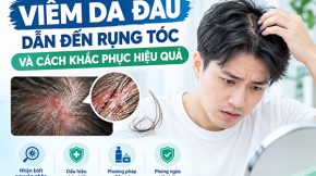 Viêm da đầu dẫn đến rụng tóc và cách khăc phục hiệu quả