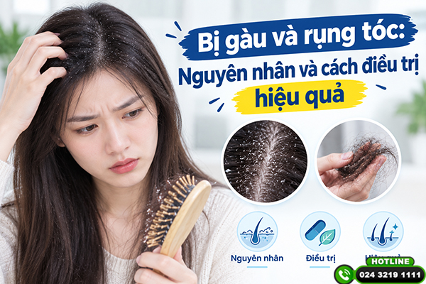 Bị gàu và rụng tóc: Nguyên nhân và cách điều trị dứt điểm