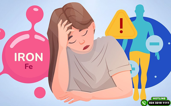 rụng tóc do thiếu sắt